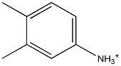 3,4-Dimethylanilinium 结构式