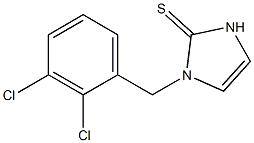 1-(2,3-Dichlorobenzyl)-1H-imidazole-2(3H)-thione 结构式