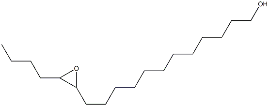 13,14-Epoxystearyl alcohol 结构式