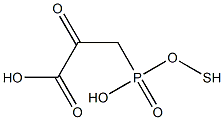 3-(Thiophosphono)pyruvic acid 结构式
