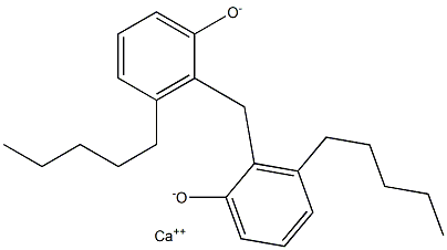 Calcium 2,2'-methylenebis(3-pentylphenoxide) 结构式