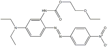 [5-Diethylamino-2-(p-nitrophenylazo)phenyl]carbamic acid 2-ethoxyethyl ester 结构式