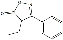 3-Phenyl-4-ethylisoxazol-5(4H)-one 结构式