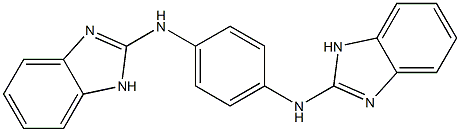 2,2'-[1,4-Phenylenebis(imino)]bis(1H-benzimidazole) 结构式