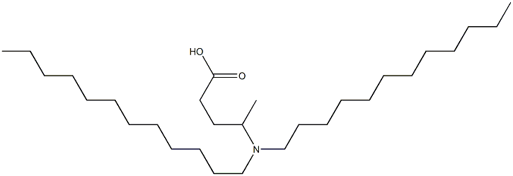 4-(Didodecylamino)valeric acid 结构式