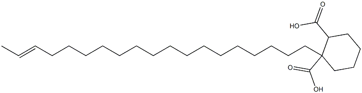 Cyclohexane-1,2-dicarboxylic acid hydrogen 1-(17-nonadecenyl) ester 结构式