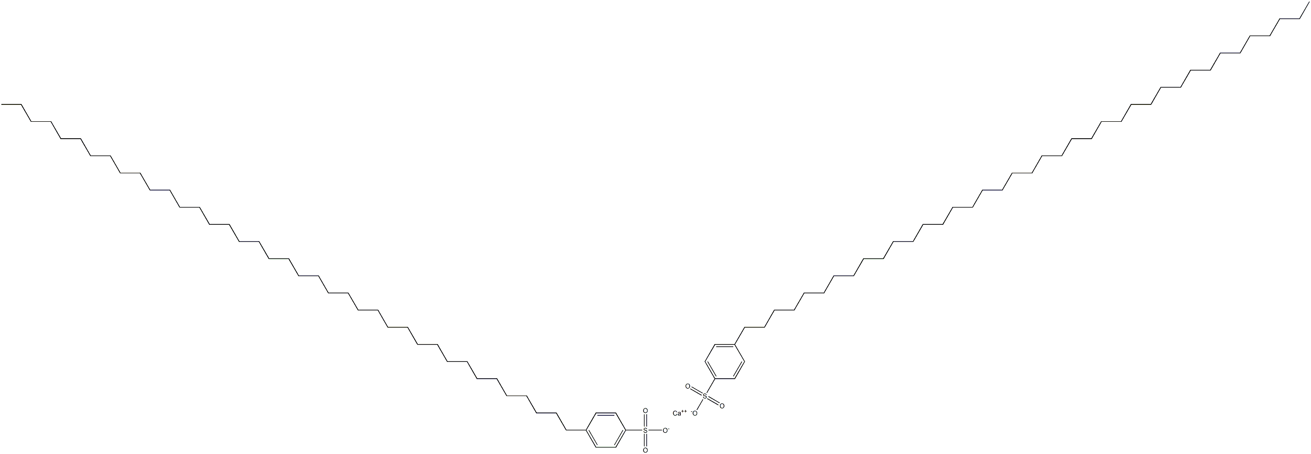 Bis[4-(nonatriacontan-1-yl)benzenesulfonic acid]calcium salt 结构式