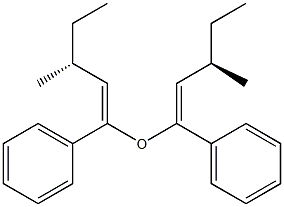 (-)-[(R)-sec-Butyl]1-phenylvinyl ether 结构式