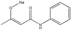 N-(3-Sodiooxycrotonoyl)aniline 结构式