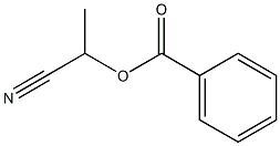 Benzoic acid 1-cyanoethyl ester 结构式