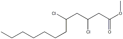 3,5-Dichlorolauric acid methyl ester 结构式