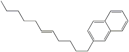 2-(5-Undecenyl)naphthalene 结构式