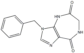 3-Benzyl-4,7-dihydro-6H-imidazo[4,5-e][1,4]diazepine-5,8-dione 结构式