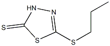 5-(Propylthio)-1,3,4-thiadiazole-2(3H)-thione 结构式