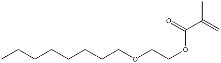 Methacrylic acid (3-oxaundecan-1-yl) ester 结构式