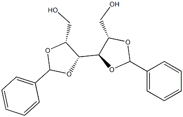 2-O,3-O:4-O,5-O-Dibenzylidene-D-glucitol 结构式