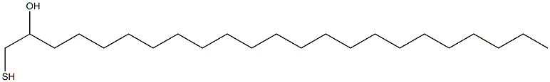 1-Mercapto-2-tricosanol 结构式