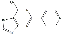 2-(4-Pyridinyl)adenine 结构式