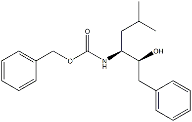 (2S,3S)-3-(Benzyloxycarbonylamino)-5-methyl-1-phenyl-2-hexanol 结构式