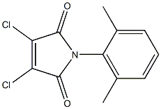 2,5-Dihydro-3,4-dichloro-1-(2,6-dimethylphenyl)-1H-pyrrole-2,5-dione 结构式