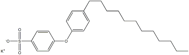 4-(4-Dodecylphenoxy)benzenesulfonic acid potassium salt 结构式