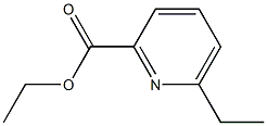 6-Ethylpyridine-2-carboxylic acid ethyl ester 结构式