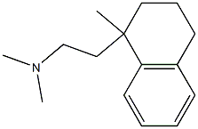 1,2,3,4-Tetrahydro-1-[2-(dimethylamino)ethyl]-1-methylnaphthalene 结构式