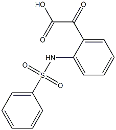 N-[2-[Carboxycarbonyl]phenyl]benzenesulfonamide 结构式