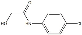 2-Hydroxy-N-(4-chlorophenyl)acetamide 结构式