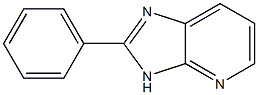 2-Phenyl-3H-imidazo[4,5-b]pyridine 结构式