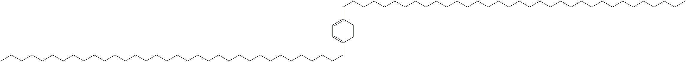 1,4-Di(tetratriacontan-1-yl)benzene 结构式