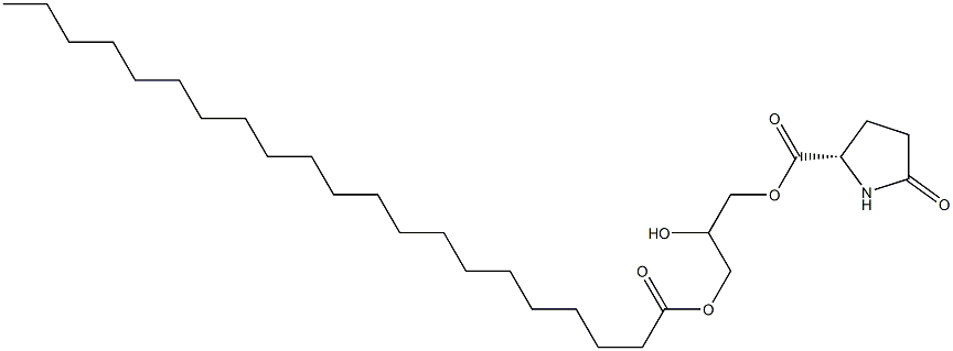 1-[(L-Pyroglutamoyl)oxy]-2,3-propanediol 3-henicosanoate 结构式