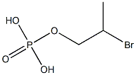 Phosphoric acid dihydrogen (2-bromopropyl) ester 结构式