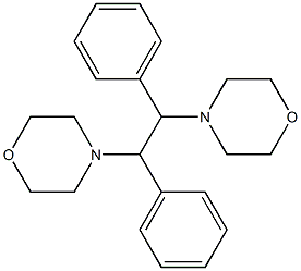 4,4'-(1,2-Diphenylethylene)bismorpholine 结构式