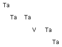 Vanadium pentatantalum 结构式