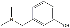 3-(N,N-Dimethylaminomethyl)phenol 结构式