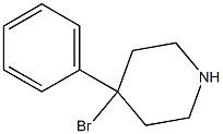 4-Bromo-4-phenylpiperidine 结构式