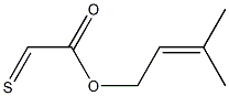 Thioxoacetic acid 3-methyl-2-butenyl ester 结构式