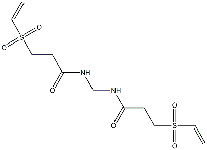 N,N'-Methylenebis(3-vinylsulfonylpropionamide) 结构式