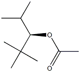 (-)-Acetic acid (R)-2,2,4-trimethylpentane-3-yl ester 结构式