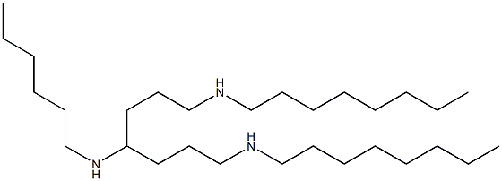 N,N''-Dioctyl-N'-hexylheptane-1,4,7-triamine 结构式