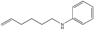 6-(Phenylamino)-1-hexene 结构式