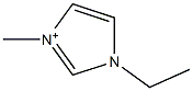 1-Ethyl-3-methylimidazolium 结构式