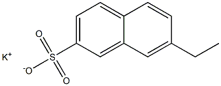 7-Ethyl-2-naphthalenesulfonic acid potassium salt 结构式