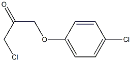 1-Chloro-3-(p-chlorophenoxy)-2-propanone 结构式