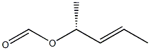 [E,R,(+)]-3-Pentene-2-ol formate 结构式