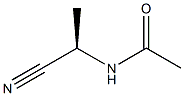 (+)-N-[(R)-1-Cyanoethyl]acetamide 结构式