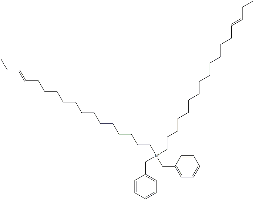 Di(14-heptadecenyl)dibenzylaminium 结构式