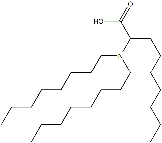 2-(Dioctylamino)nonanoic acid 结构式