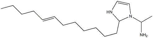 1-(1-Aminoethyl)-2-(7-dodecenyl)-4-imidazoline 结构式